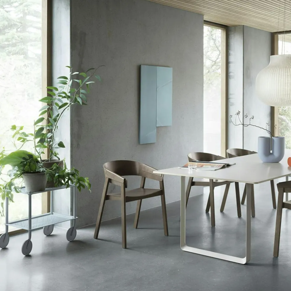 Cover Armchair, Dark stained oak