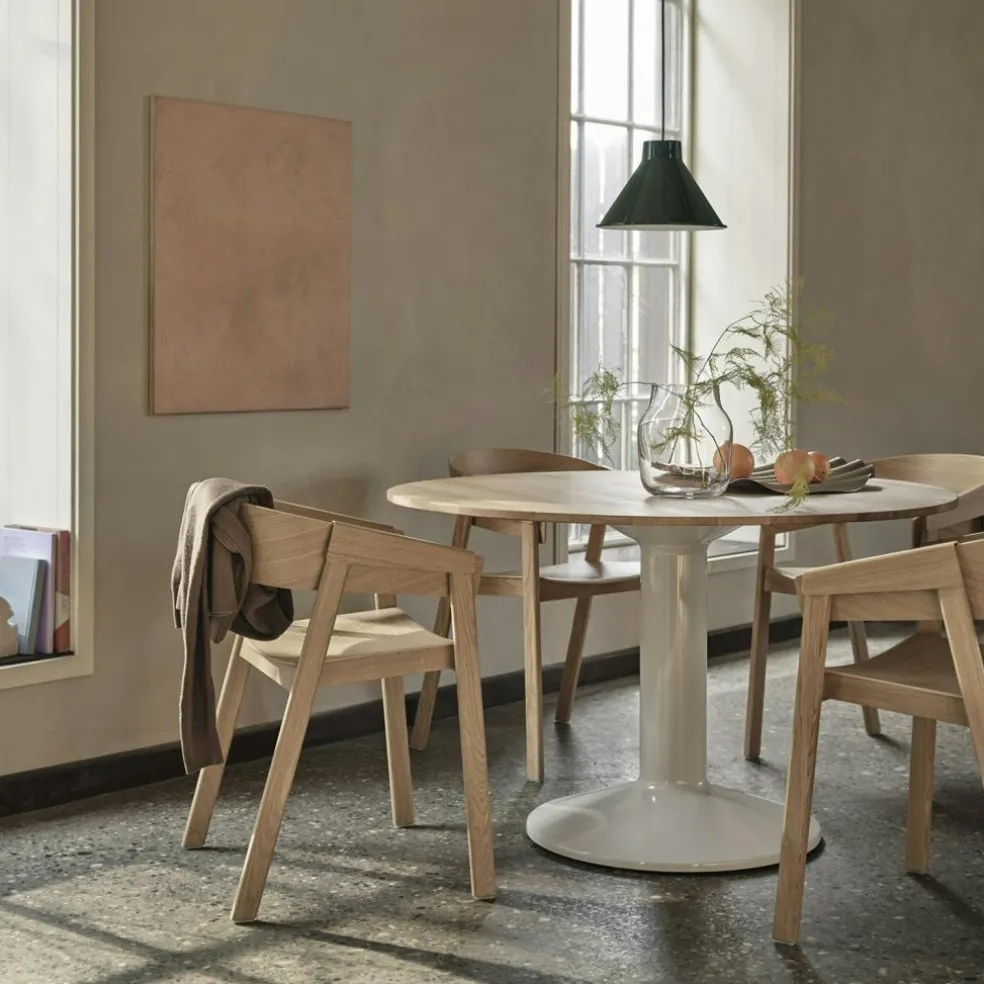 Cover Armchair, Dark stained oak