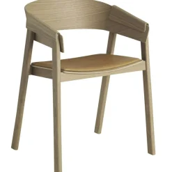 Cover Armchair, Refine Leather Cognac / Oak