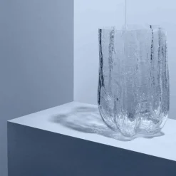 Crackle Vase 37 cm, Clear