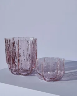 Crackle Vase 121 mm, Clear