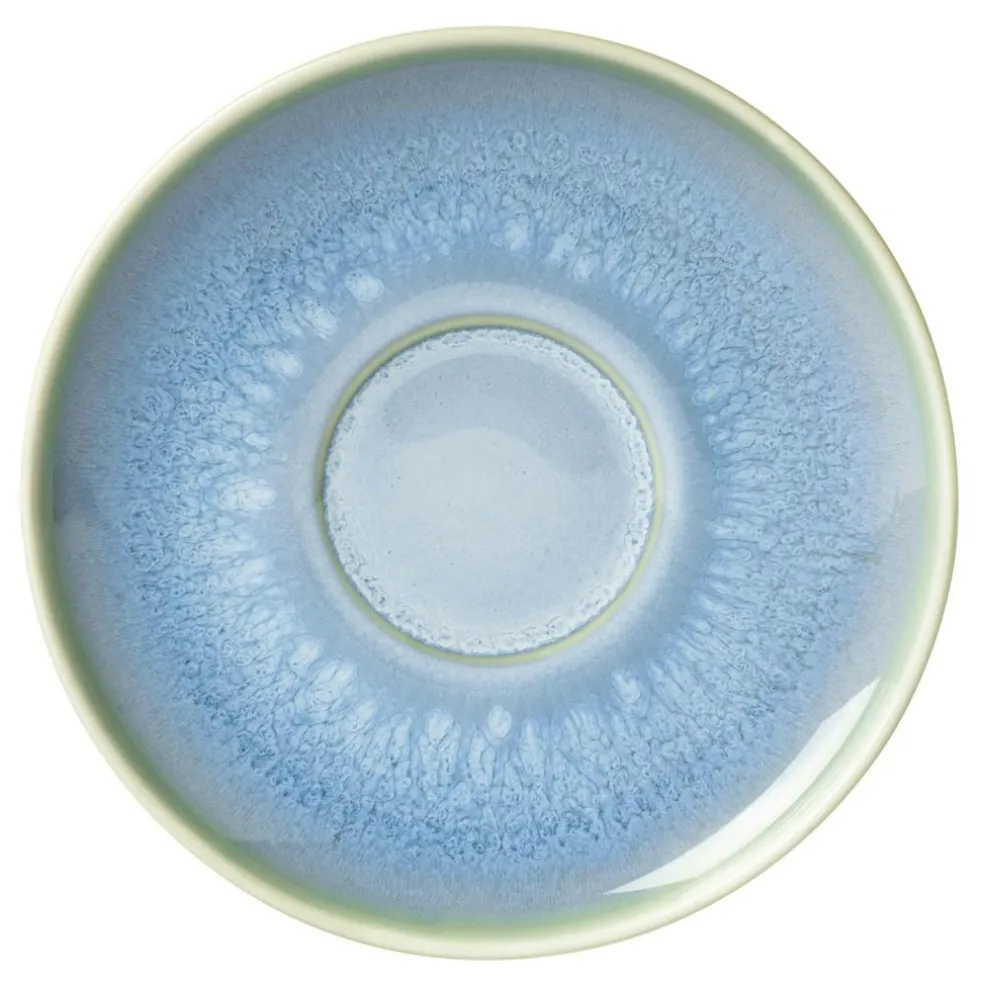 Crafted Blueberry Coffee Saucer Turquoise, 15 cm
