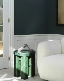 Crooked Two Candlestick, Bronze