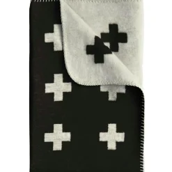 Cross Throw 150x240 cm, Black