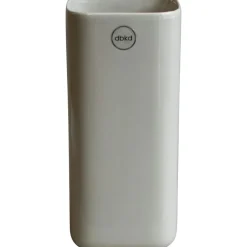 Cube Vase H20 cm, Shiny Mole