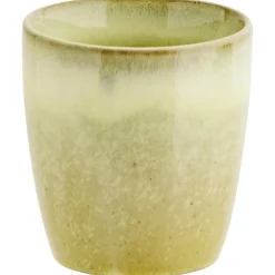 Cup Ø7,5 cm, Green / Light Yellow