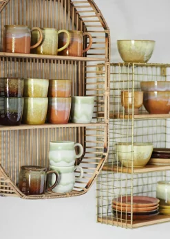 Cup Ø7,5 cm, Green / Light Yellow