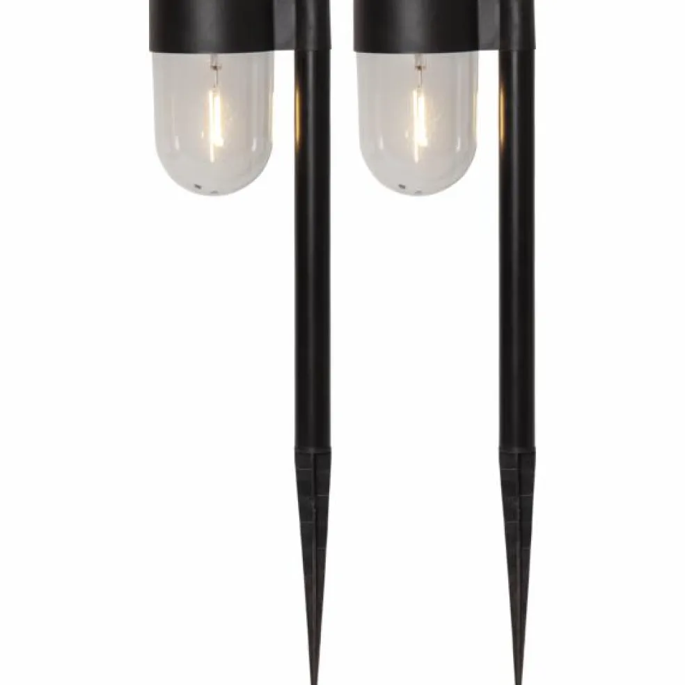 Cupola Bollard Solar Cell, Black