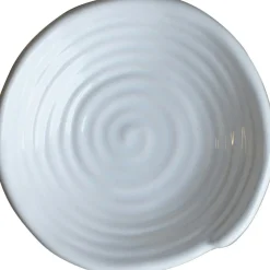 Curl Plate Small Ø12 cm, Shiny White