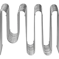 Curva Magazine Rack, Silver