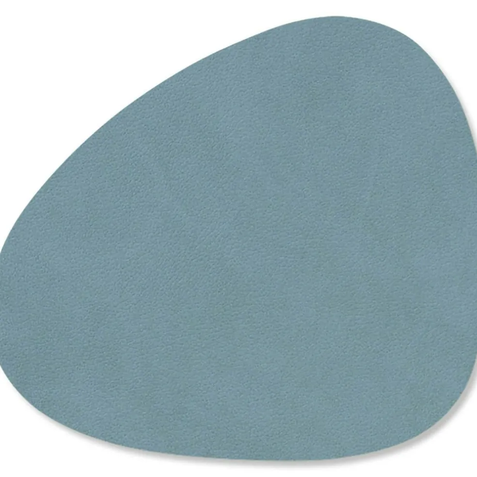 Curve Double Glass Mat, 11x13 cm, Brown/ Sand