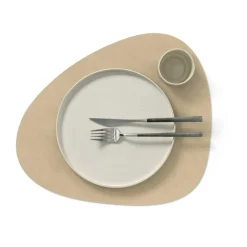 Curve L Nupo Table Mats 37x44 cm 6-pack, Sand