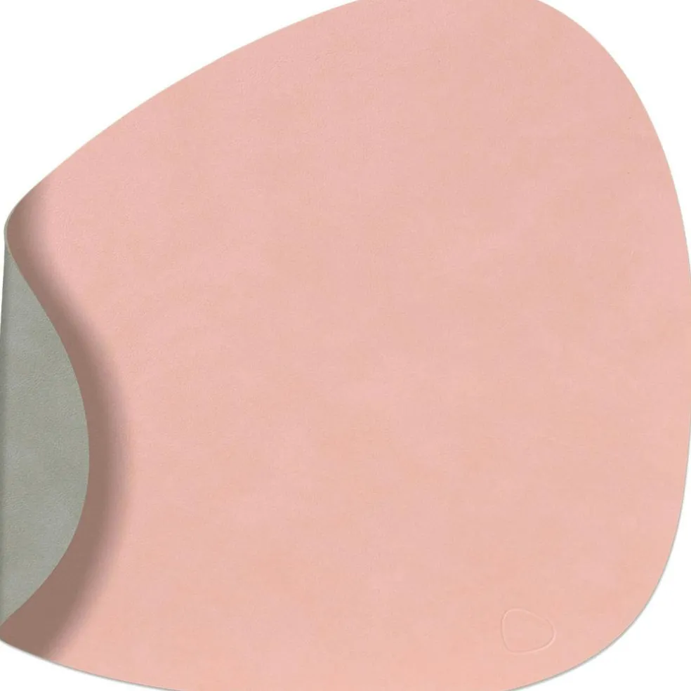 Curve L Reversible Table Mat 37x44 cm, Petrol/Midnight Blue