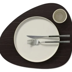 Curve L Table Mat Buffalo, 37x44 cm, Black