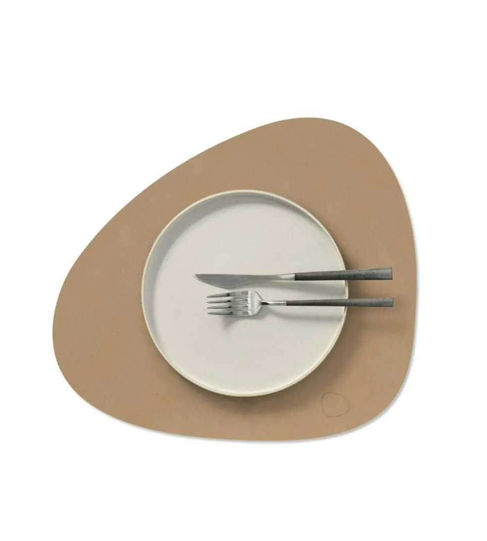 Curve M Table Mat Nupo 31x35 cm, Khaki