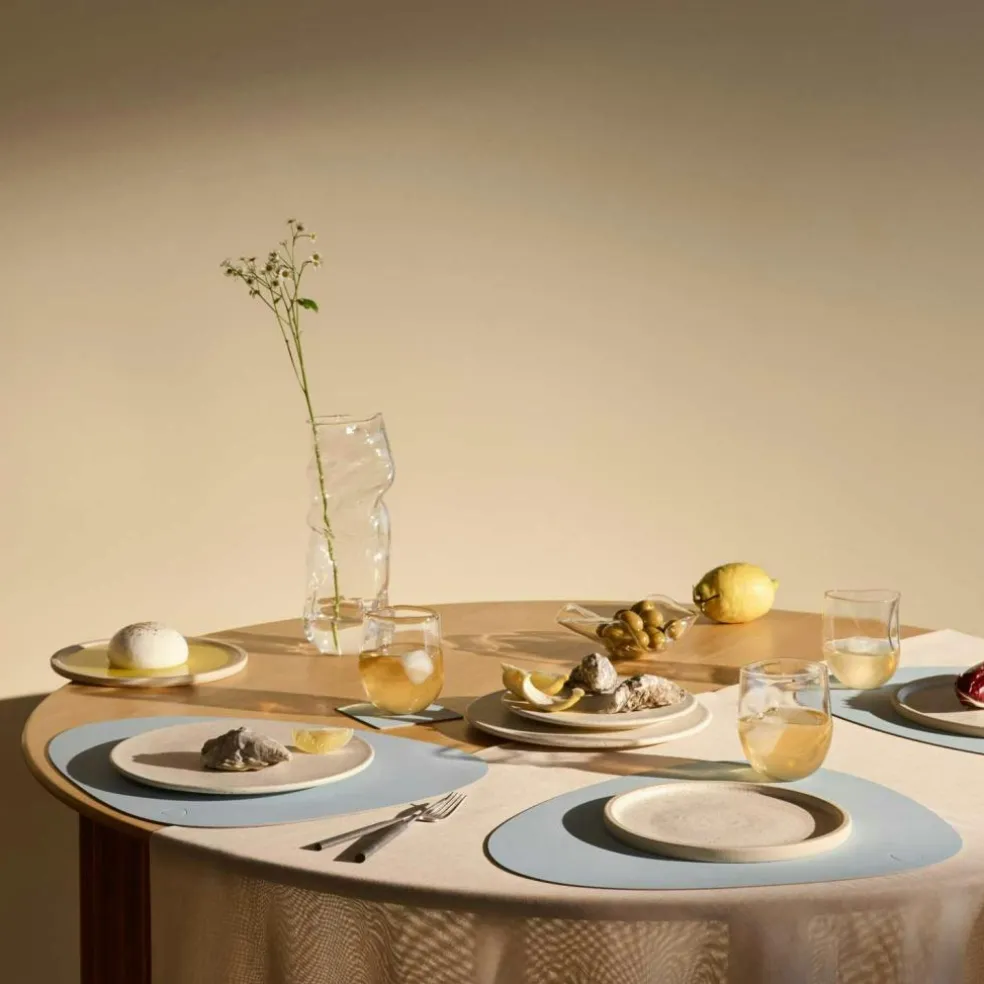 Curve M Table Mat Nupo 31x35 cm, Khaki