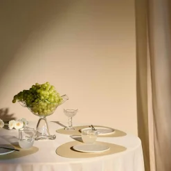 Curve M Table Mat Nupo 31x35 cm, Khaki