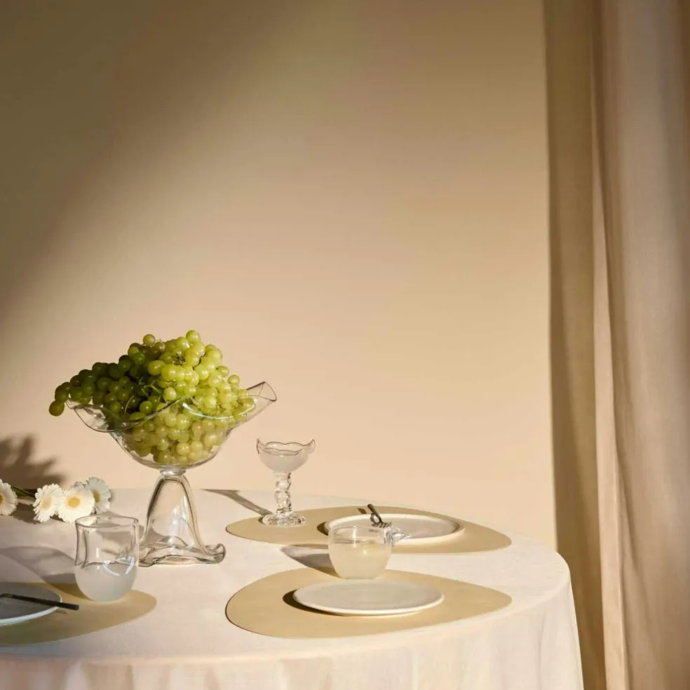 Curve M Table Mat Nupo 31x35 cm, Khaki