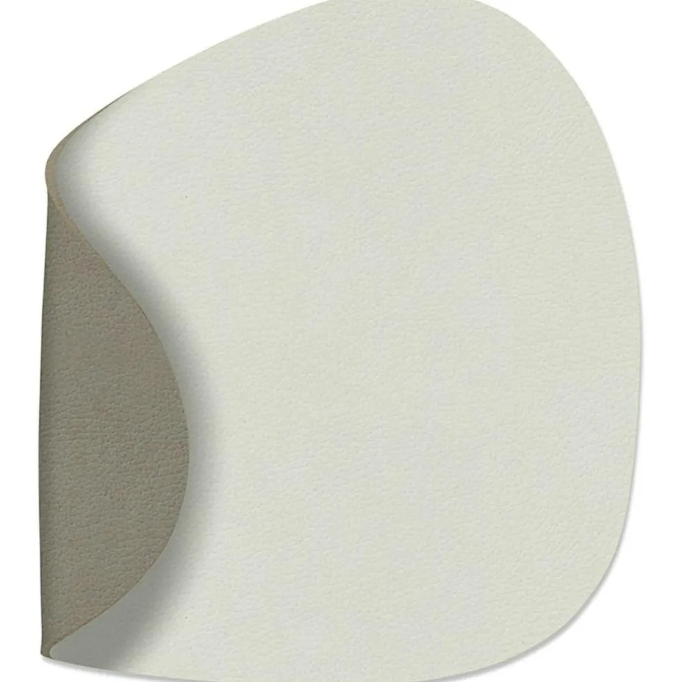 Curve Reversible Coaster 11x13 cm, Linen/Flint Grey