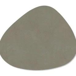 Curve Reversible Coaster 11x13 cm, Linen/Flint Grey