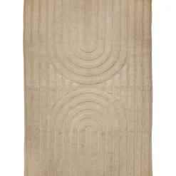 Curve Rug 250x350 cm, Natural Beige