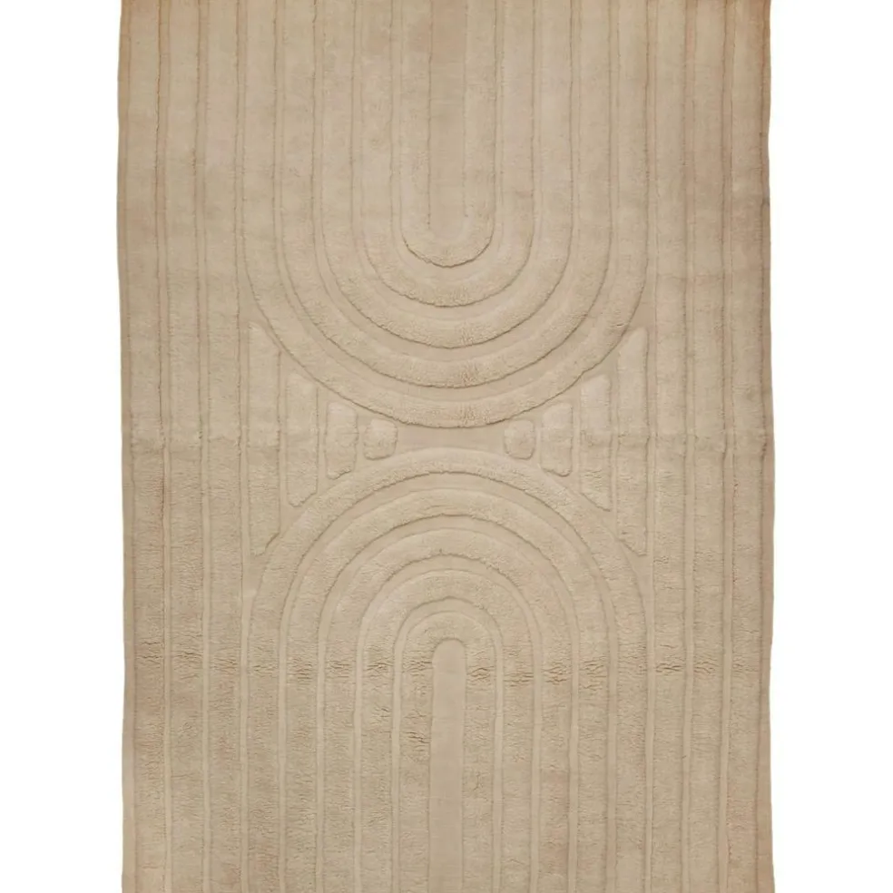 Curve Rug 200x300 cm, Natural Beige