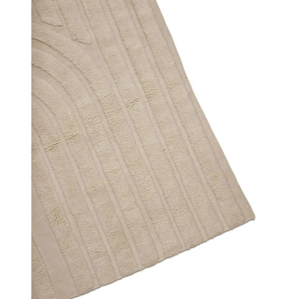 Curve Rug 200x300 cm, Natural Beige