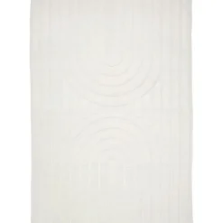 Curve Rug 170x230 cm, Natural Beige