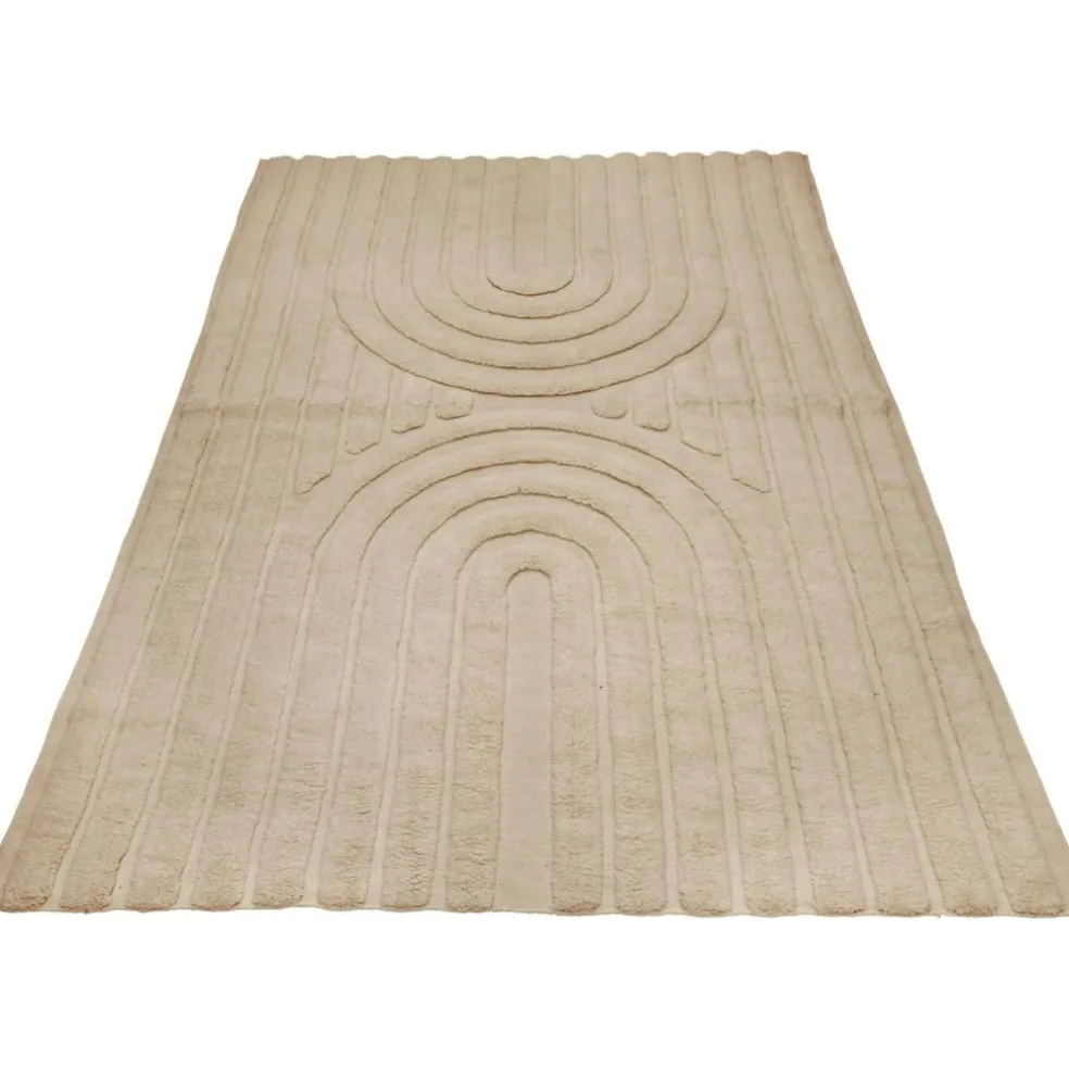 Curve Rug 170x230 cm, Natural Beige