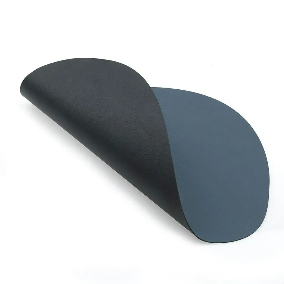Curve S Table Mat Double 24x28 cm, Nupo Linen/Flint Grey