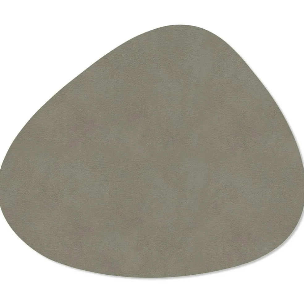 Curve S Table Mat Double 24x28 cm, Nupo Linen/Flint Grey