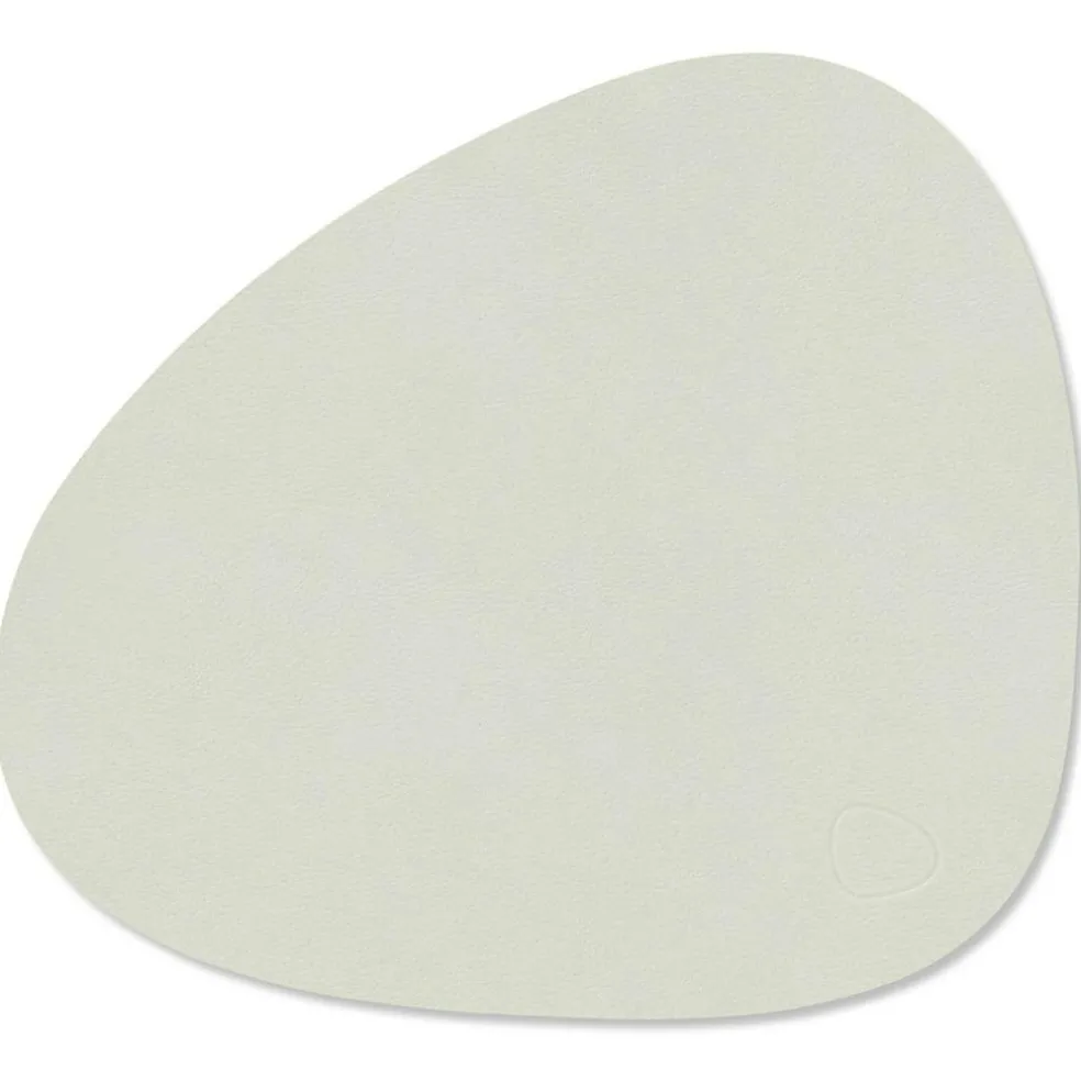 Curve S Table Mat Double 24x28 cm, Nupo Linen/Flint Grey