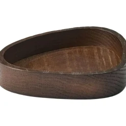 Curve Wood Box, Oak Smoked