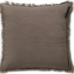 Cushion Cover Velvet / Linen 50x50 cm, Stone Greige