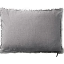 Cushion Cover Velvet / Linen 50x50 cm, Stone Greige
