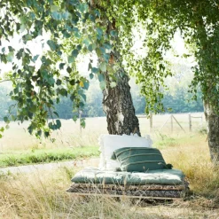 Cushion cover with tassels 60x60 cm, Off-White