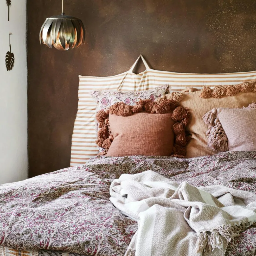 Cushion cover with tassels 60x60 cm, Off-White