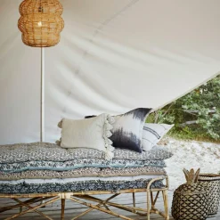 Cushion Cover With Tassels 40x60 cm, Off-White