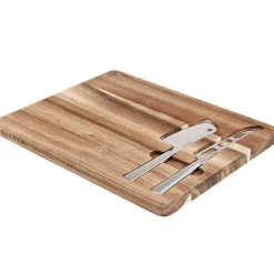 Cutting Board With 2 Cheese Knifes