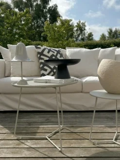 Dadra Cushion 50x50 cm, Blue / Off White