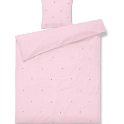 Daisy Bed Set 140x200 + 60x63 cm, White / Light Blue