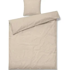 Daisy Bed Set 140x200 + 60x63 cm, White / Light Blue