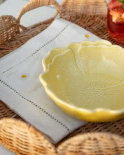 Daisy Cotton Napkin 45x45 cm, Blue