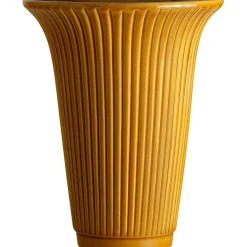 Daisy Vase 25 cm, Amber Yellow