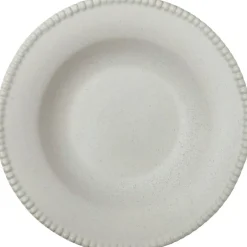 Daria Pasta Plate, Cotton White