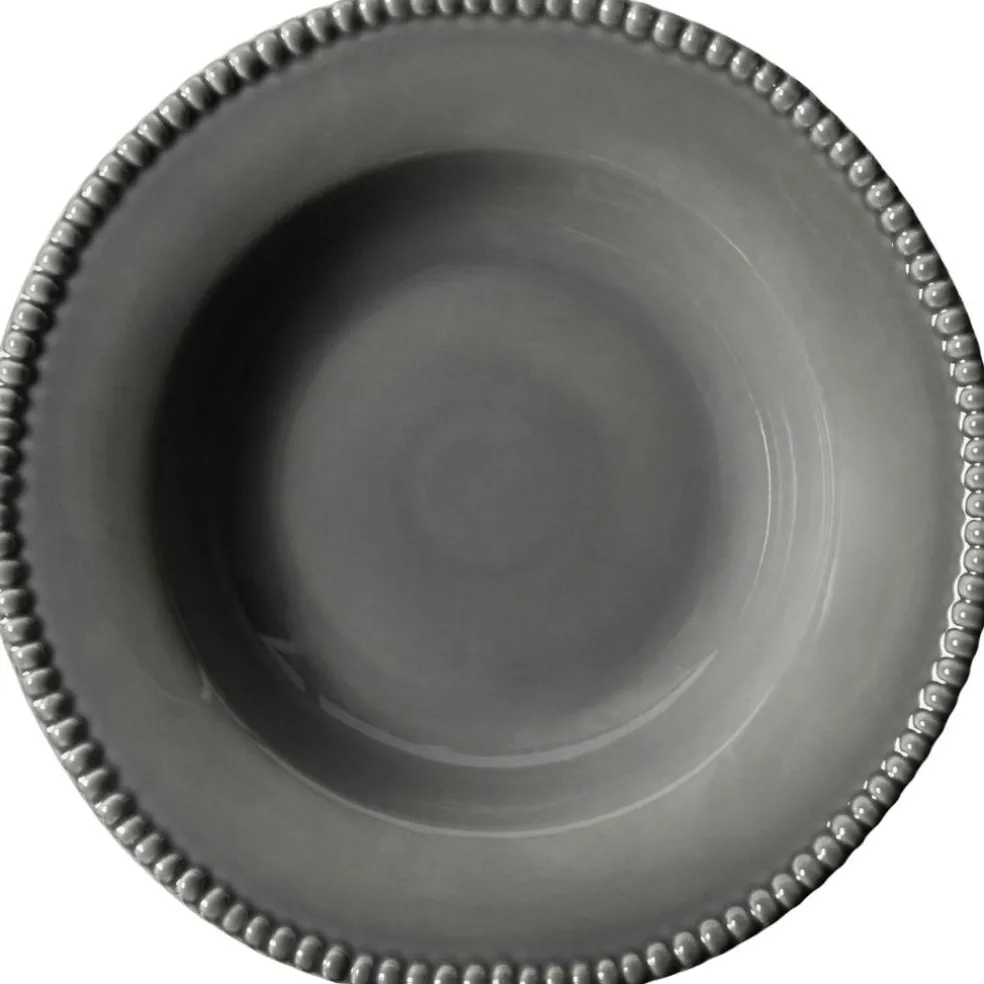 Daria Pasta Plate, Cotton White