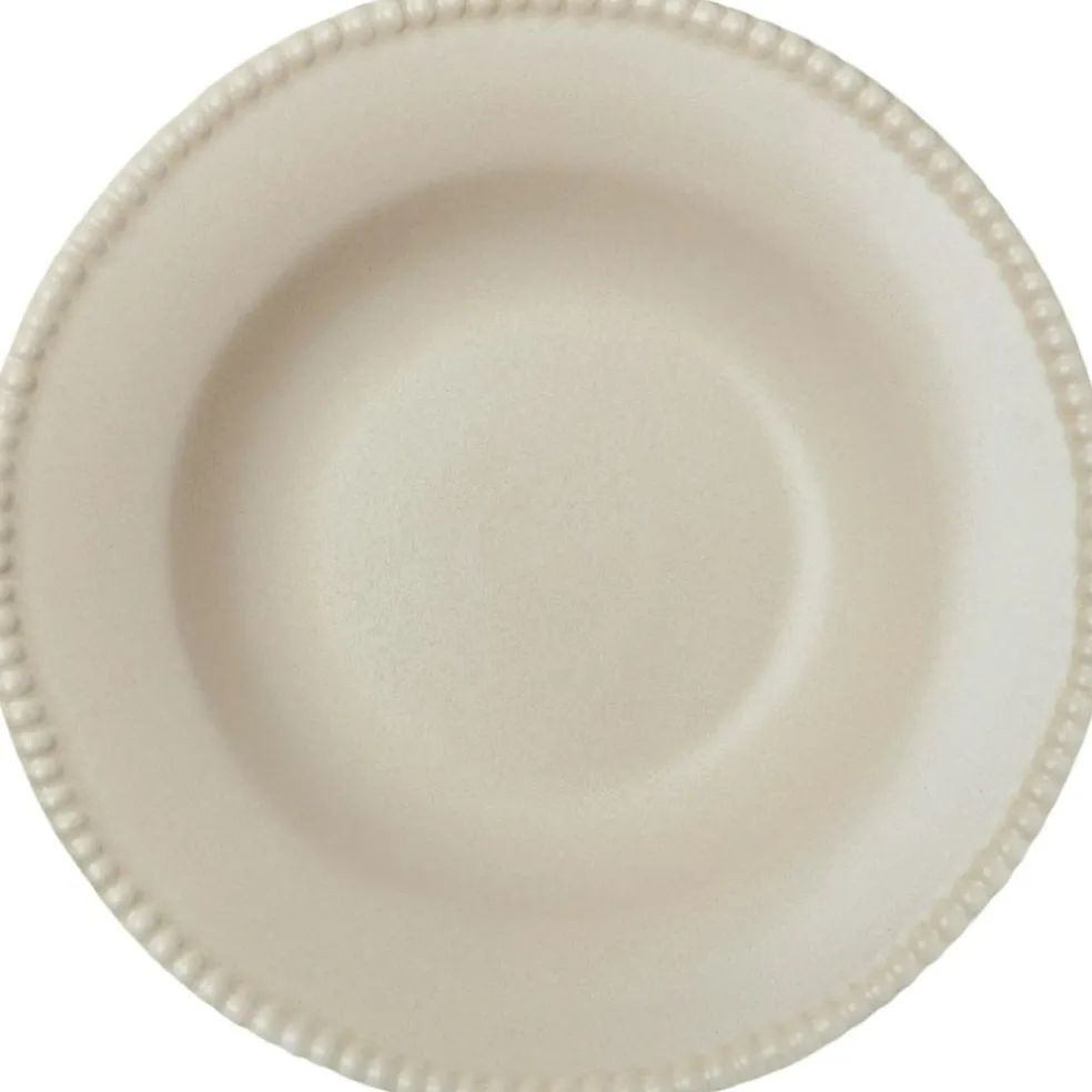 Daria Pasta Plate, Cotton White