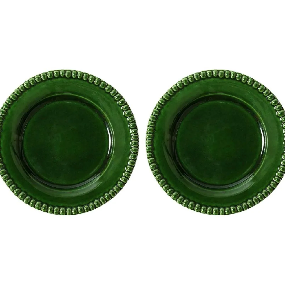 DARIA Plate 18 cm 2-pack, Moss