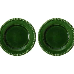 DARIA Plate 22 cm 2-pack, Moss