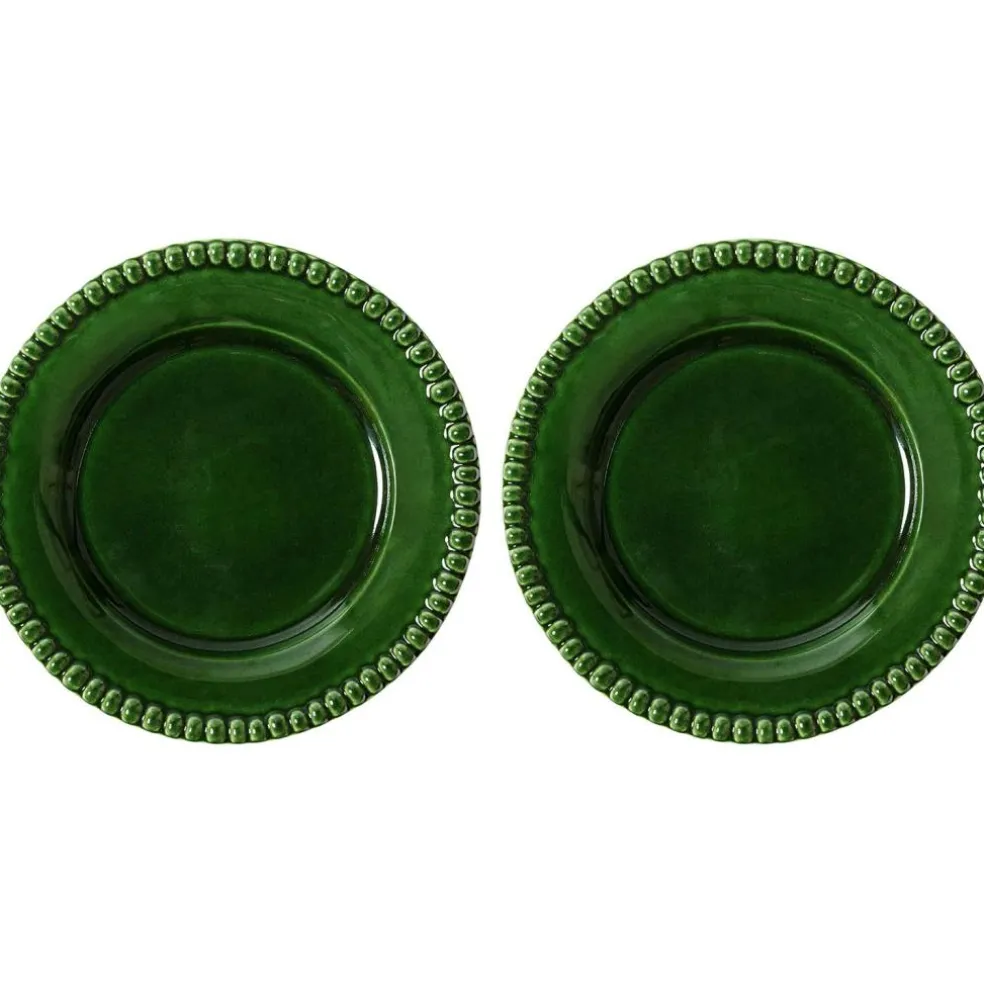 DARIA Plate 22 cm 2-pack, Moss